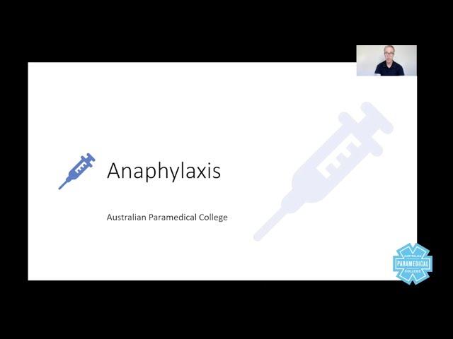 Anaphylaxis - Australian Paramedical College