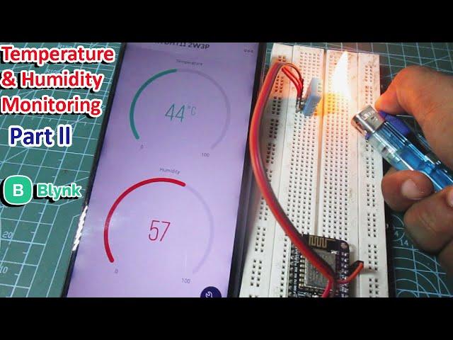 Temperature & Humidity Monitoring Using Blynk 2.0 Part-ll  l DHT11 Sensor Project Using ESP8266