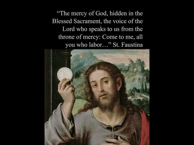 Eucharistic Love - St Faustina