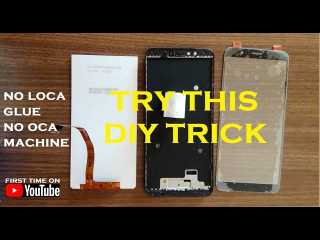 Touch Screen Glass Replacement Without OCA Machine & LOCA Glue | Make LCD Folder Without OCA Machine