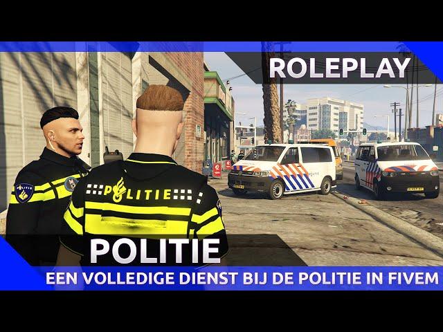 Een volledige dienst bij de politie! - FiveM roleplay Politie