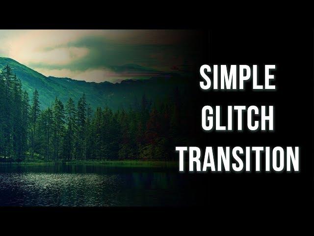 Simple Glitch Transition in After Effects | Transition in After effects