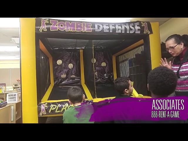 Zombie Defense Air Blaster Game Rentals in MI, OH, IN, IL, IA, NE, PA, KY, TN