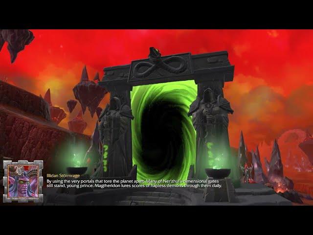 Warcraft III Reforged - Alliance Campaign - Part 8 Gates of The Abyss [4K 120FPS]