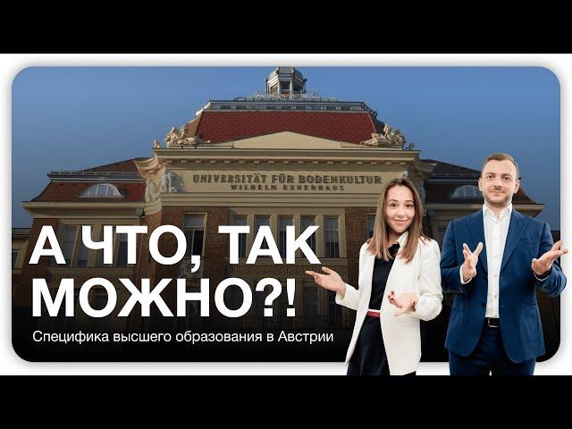 Университеты Европы, специфика образования в Австрии