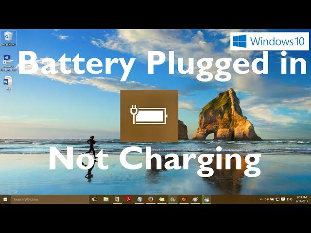 Fix: "Battery Plugged in Not Charging" in Windows 11 and 10 - Two Methods