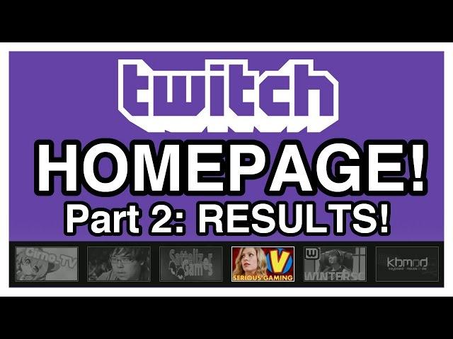 Twitch.tv Featured Homepage Stats - Part 2 [What's The Impact of Being Homepaged On Twitch.tv?]