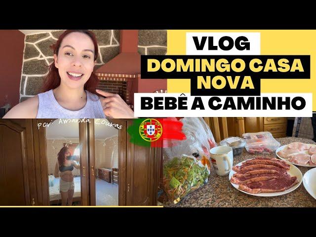 Vlog de Domingo em Portugal: Nossa Rotina na Casa Nova + Bebê a Caminho!