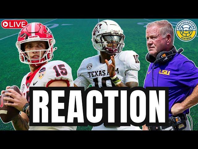 SEC Football Reaction: South Carolina/LSU CONTROVERSY, Kentucky/Georgia, More