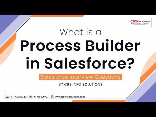 Salesforce Beginner Interview Question Part 11 | What is a Process Builder in Salesforce?