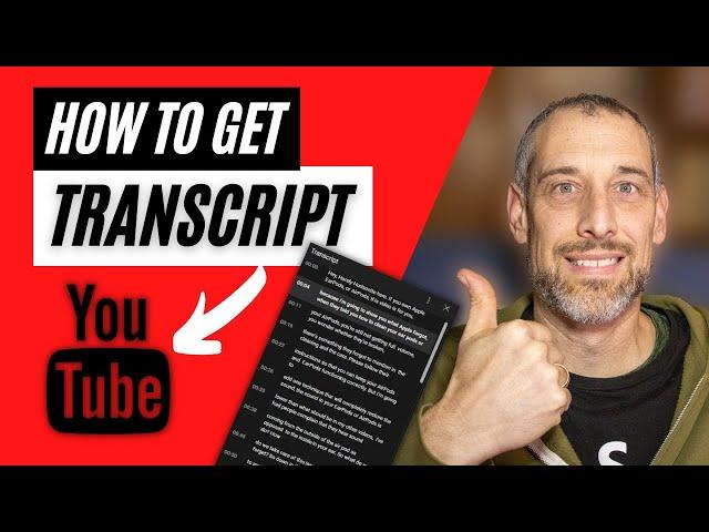 How To Get Transcript of YouTube Videos - EASY | Handy Hudsonite