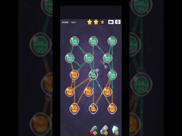 Cell Expansion Wars Level 1221 ⭐⭐⭐ Walkthrough #shorts