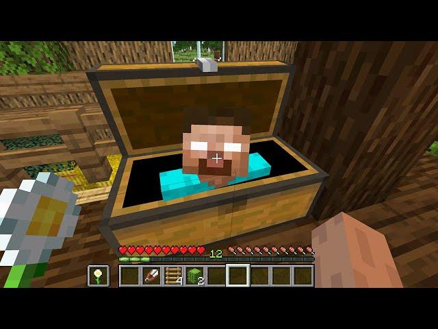 DON'T BE FRIENDS WITH HEROBRINE IN MINECRAFT BY BORIS CRAFT PART 1