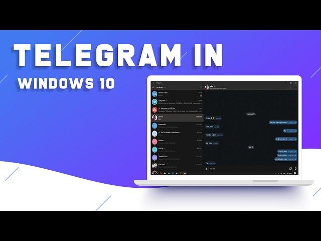 How to use Telegram in Windows 10 with secret chat