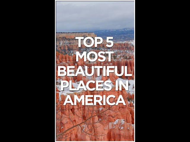 Top 5 MOST BEAUTIFUL Places in America - Travel Video - VacationNation