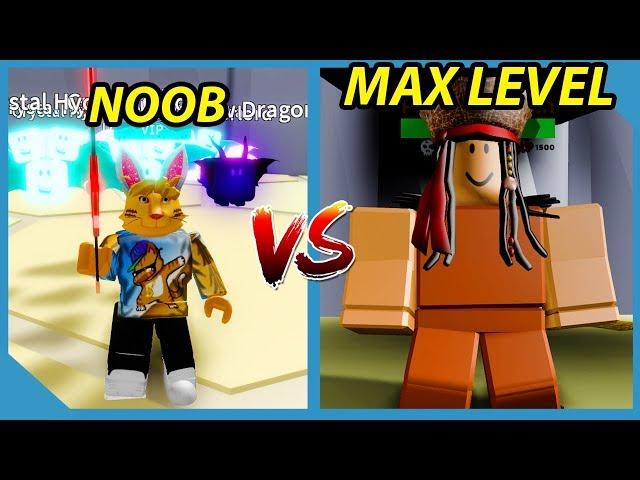 Noob VS Max Level Boss in Roblox Adventure Simulator