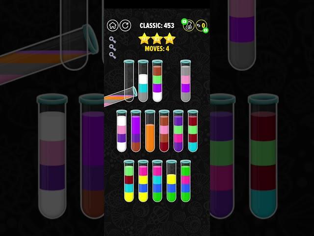 color water sort 3D level 453