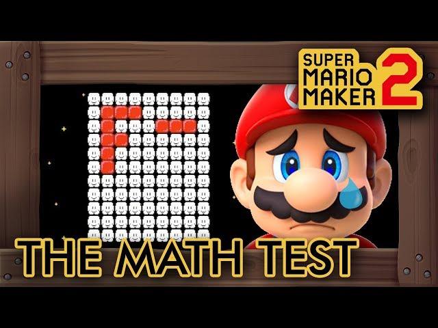 Super Mario Maker 2 - Help Mario Get an A+ On His Math Test