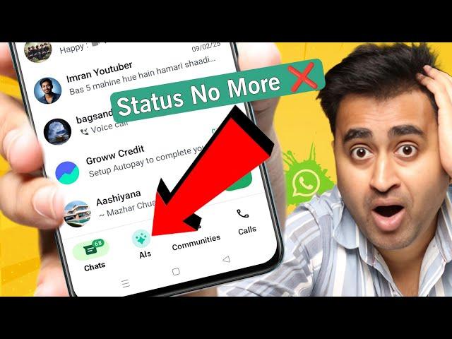 10 Amazing WhatsApp New Features - Remove Status Option | WhatsApp New Update 2025