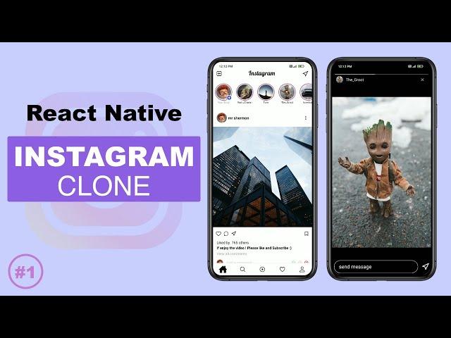 Instagram Clone React Native | #1 - Create Home Screen UI