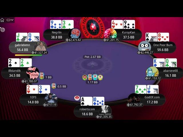 WCOOP 102-M $320 PKO €urop€an | Negriin | One Poor Bum - Final Table Replay