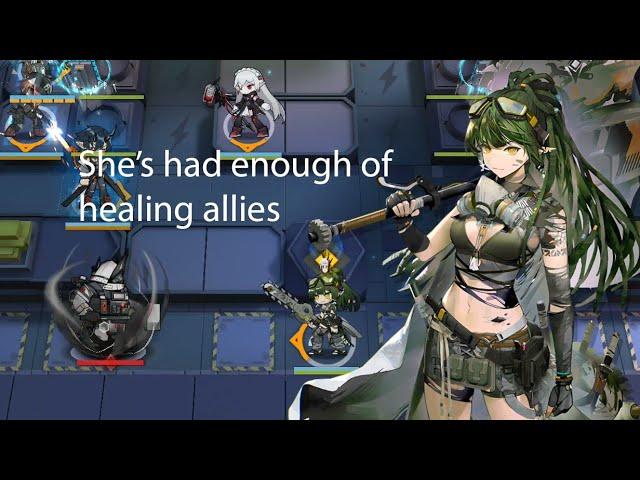 Gavial The Invincible vs All Bosses! | Arknights CN