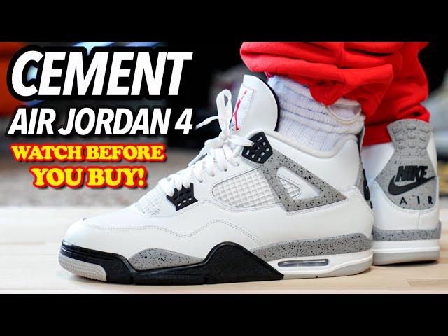 We Have A Problem…Air Jordan 4 WHITE CEMENT 2025 ON FEET REVIEW! WATCH BEFORE YOU BUY!
