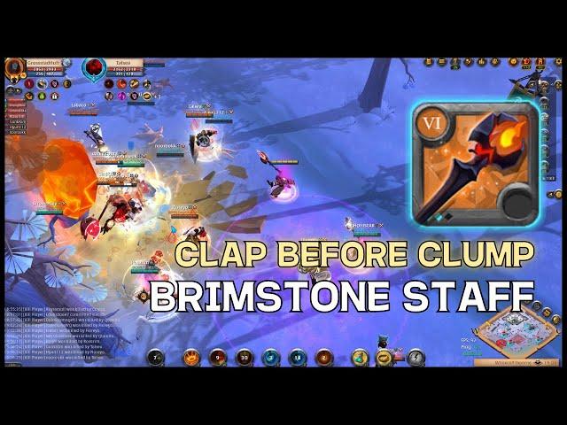 Albion Online PvP: A Clap Before Clump Is Made (Brimstone Staff)/ 알비온: 클랩 잡히기 전 예측 브림스톤!