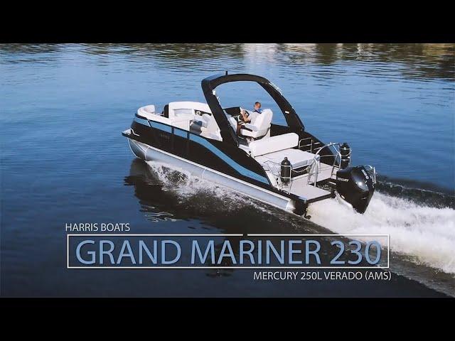 This pontoon is STUNNING! Testing out the new 2023 Harris Grand Mariner pontoon