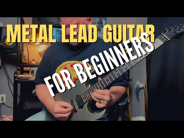 METAL LEAD GUITAR FOR BEGINNERS - 3 Methods to Learn First