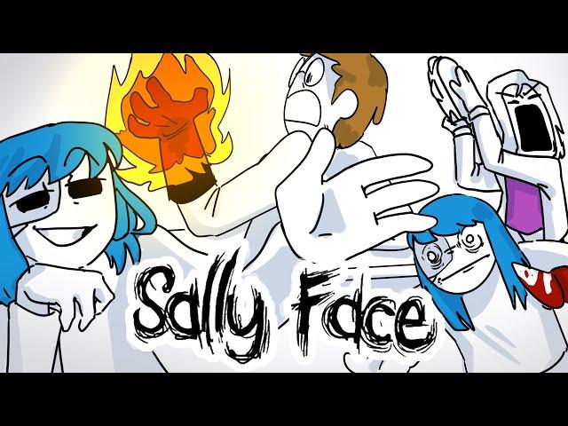 ВЕСЬ САЛЛИ ФЕЙС ЗА 6 МИНУТ ( АНИМАЦИЯ SALLY FACE ) ЧАСТЬ 4