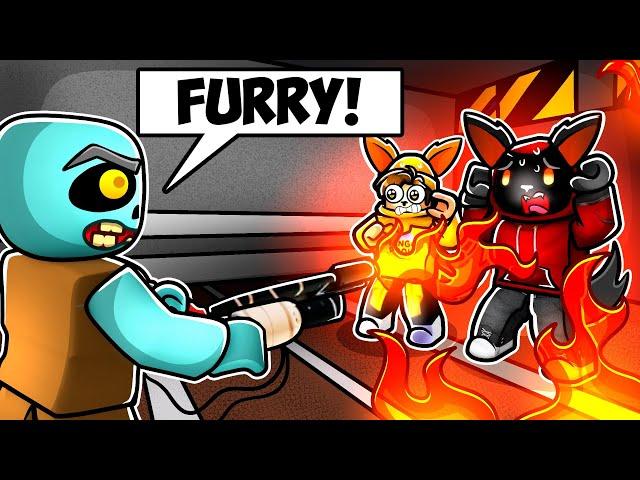 We Survived the FURRY INFECTION on Roblox