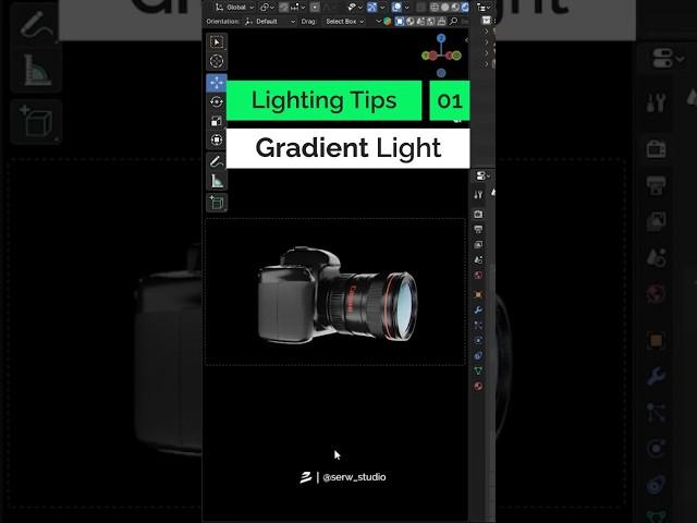 Blender Lighting Tips (01): Gradient Light
