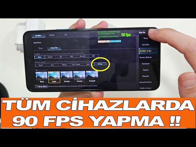 %100 TÜM CİHAZLARDA FPS ARTTIRMA!! 90 FPS YAPMA