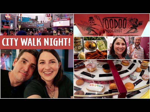 Universal's City Walk Night: Cowfish & Voodoo Doughnuts! | ORLANDO TRIP FALL 2018!