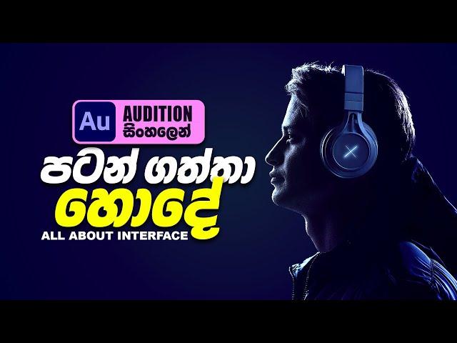 Adobe Audition Workspace And Basics for Beginners | Adobe Audition Sinhala Tutorial