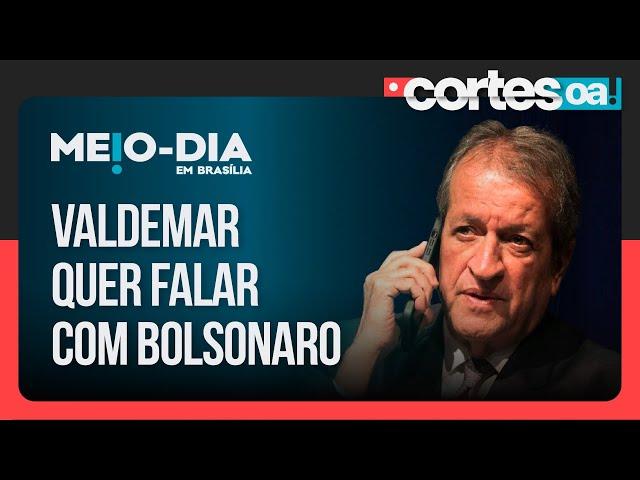 Valdemar Costa Neto ingressa com recurso para tentar voltar a falar com ex-presidente Bolsonaro