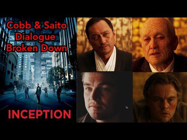 Inception Easter Eggs | All Dialogues of Cobb (Leo) & Saito Broken Down | Nolan Re-uses Lines