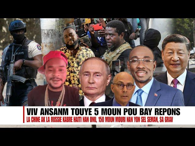 Viv Ansanm touye 5 moun, 150 moun mouri nan yon semèn, Gwo desizyon pran nan ONU, mesaj pou Barbecue