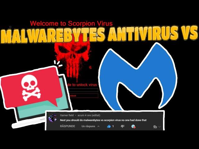 Malwarebytes Antivirus VS Scorpion Virus!