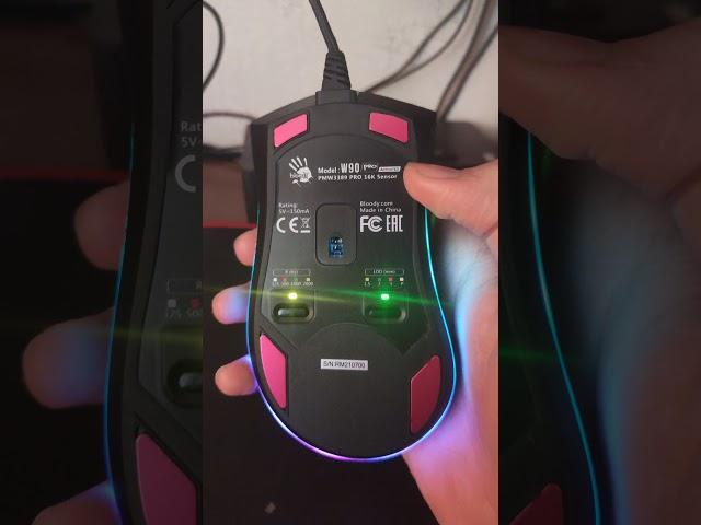 w90 pro bloody сенсор 16.000cpi( 3389 ) отклик 0.5 мс.( 2000Hz )