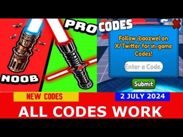 *ALL CODES WORK* Saber Battle Simulator ROBLOX | NEW CODES | JULY 2, 2024