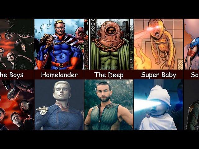 The Boys | Movies vs Comics | Comparison