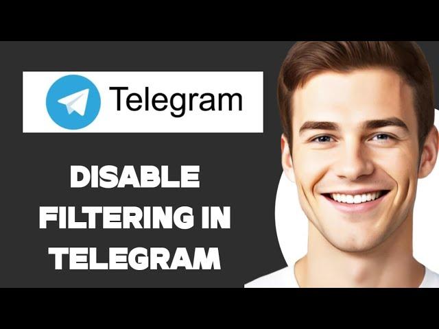 how to disable filtering in telegram on iphone