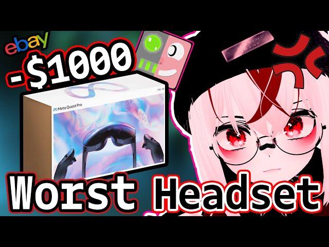 I bought the "best" VR headset for VRChat VTubers (Quest Pro Review)