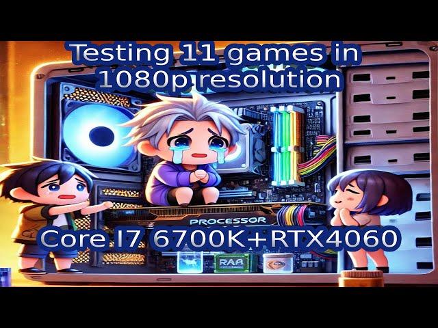 Core i7-6700K + RTX 4060 | Gaming Performance Test