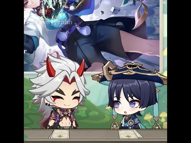 Everytime Genshin VAs talk about their Chibis