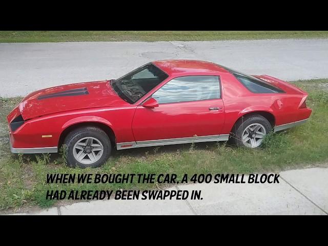 1984 Chevy Camaro Z28 restoration project