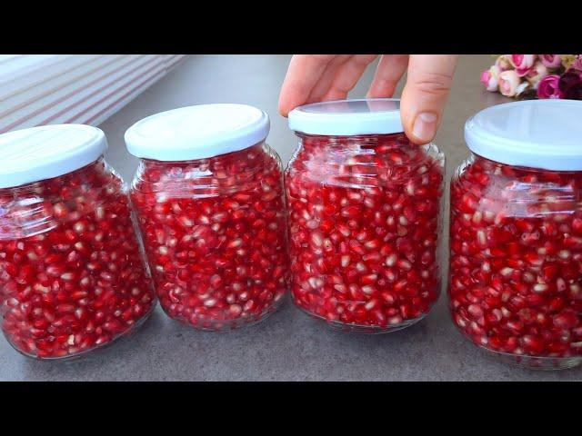 We eat Pomegranates all year round! 2 ways to keep pomegranate fresh for 12 months!