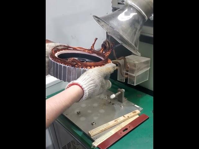 How to use Induction Heater Induction Heating Machine to Heat Stator Rotor Motor Copper Wire?